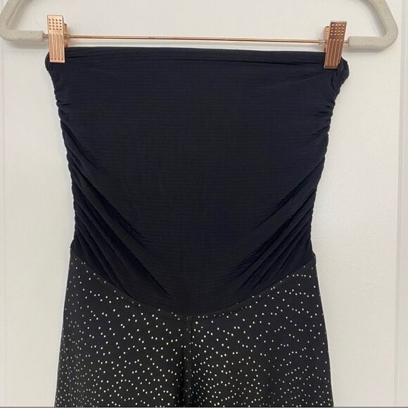 Beyond The Bump Drip Drop Fold Over Belly Ombre
Black Gold Maternity Legging - Picture 5 of 11